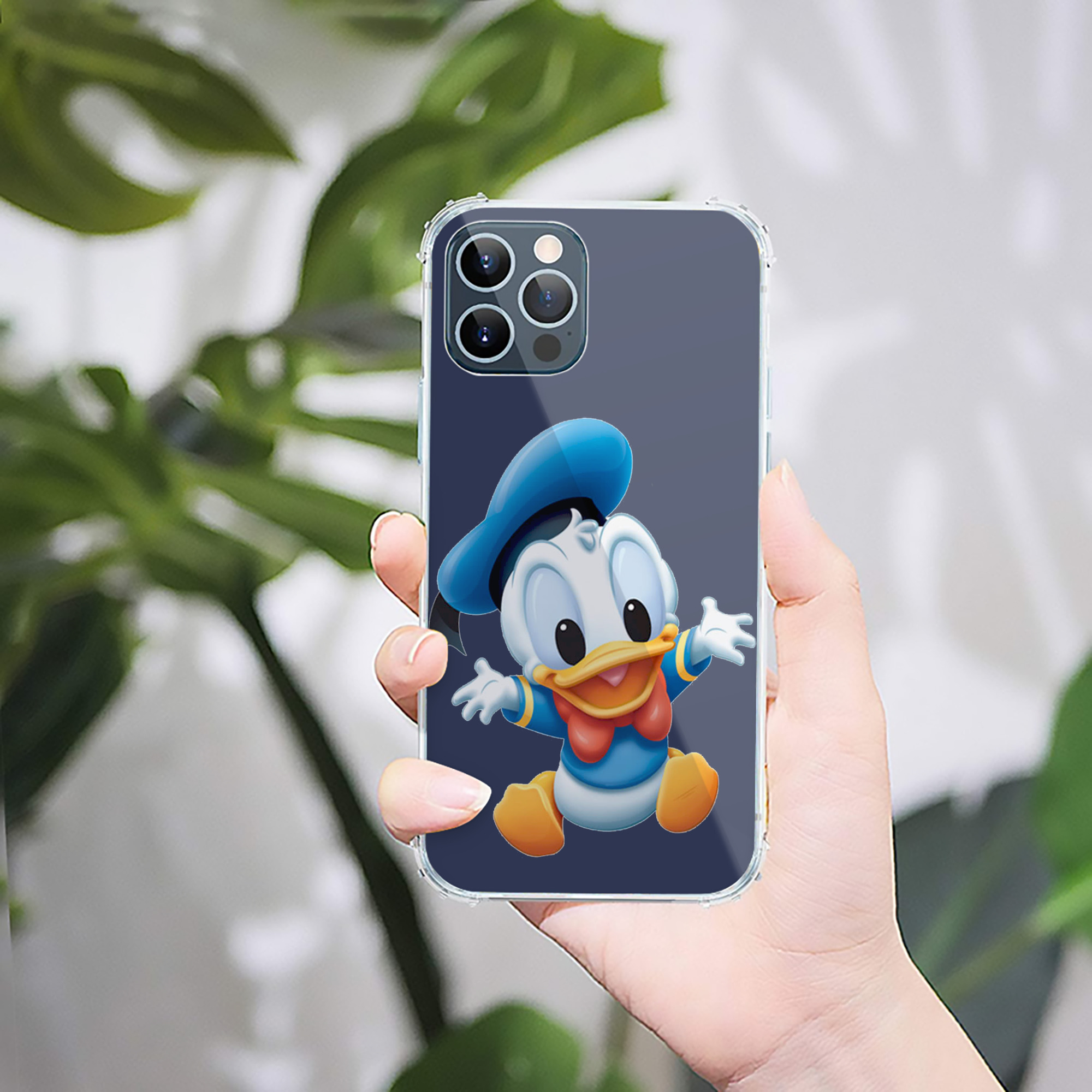 （画像用） ミッキーマウス Mickey Mouse 【iPhone 12シリーズ対応】透明スマホケース（クリアソフトケース）